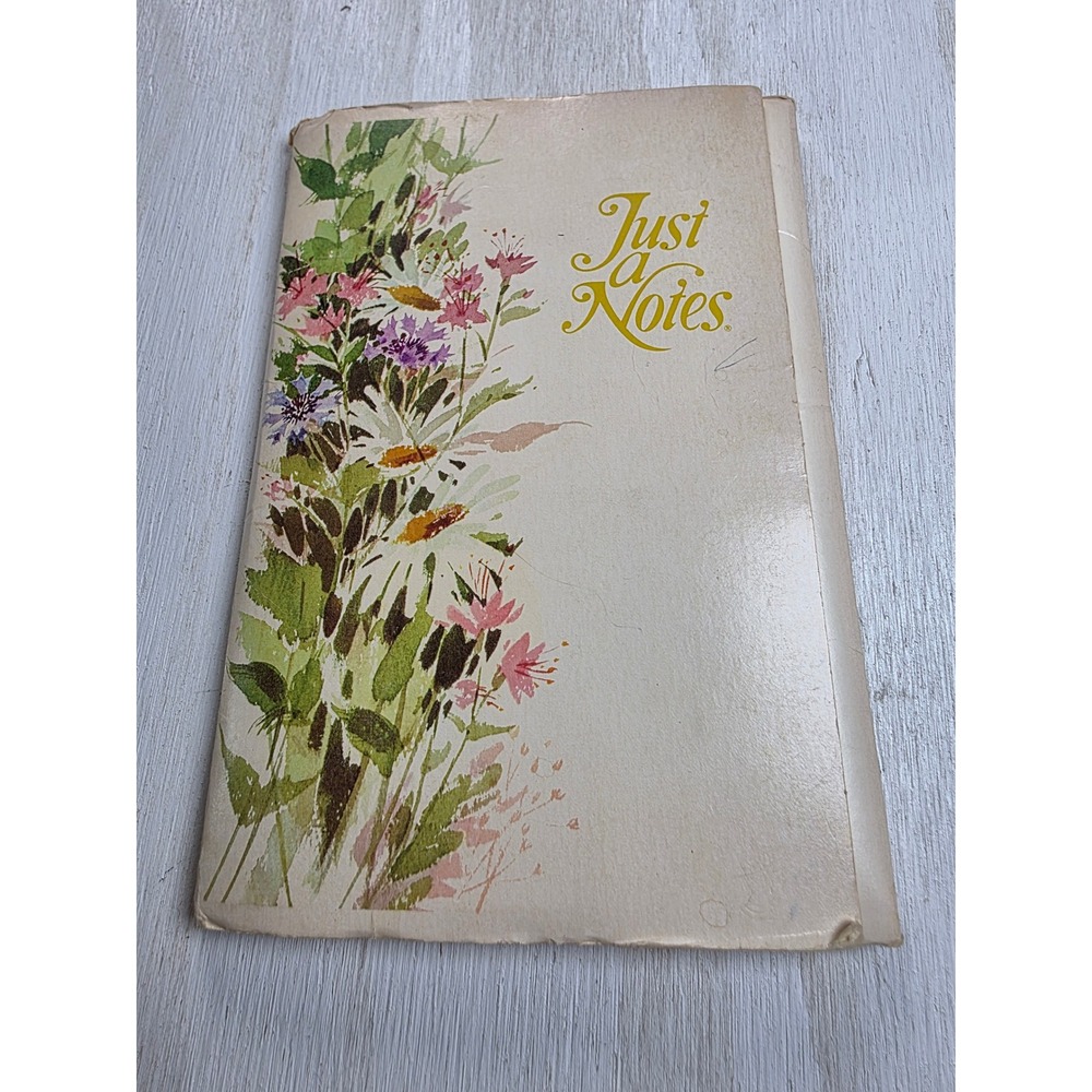 Vintage Current Inc Just a Notes Stationery Set Floral Sunflower Butterfly Boho